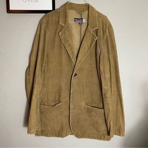 Vintage Tailoring by Hollister Company trendy Brown Corduroy Blazer Sport Coat